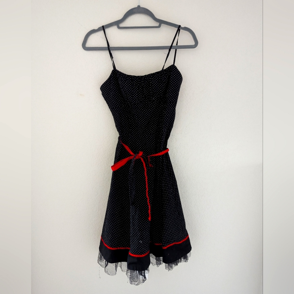Black pin up dress